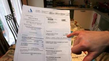 Una bolletta emessa da Acque spa