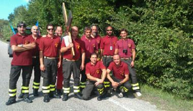 La Via Crucis dei vigili del fuoco arriva a Livorno