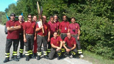 La Via Crucis dei vigili del fuoco arriva a Livorno