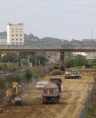 Lavori in corso nellarea del Nuovo Centro 