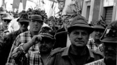 Una cerimonia con gli Alpini