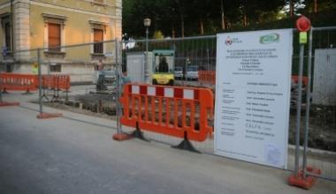 Isole ecologiche in centro sono partiti i lavori