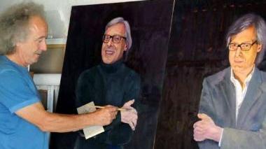 Nando Crudeli e i suoi quadri