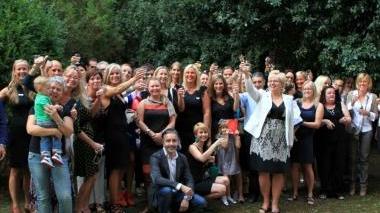 I partecipanti al raduno al Park Hotel Le Sorgenti