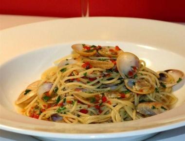 Un gustoso piatto di spaghetti  