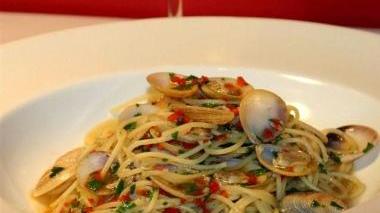 Un gustoso piatto di spaghetti