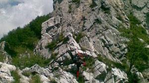Cade su una roccia cane salvato dal Soccorso Alpino