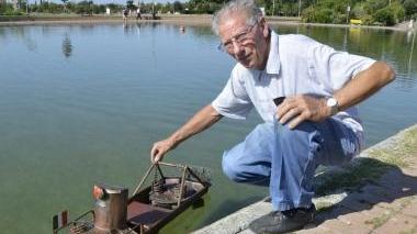 <b>IL CREATORE.</b> Natalino Riccucci, 79 anni grossetano