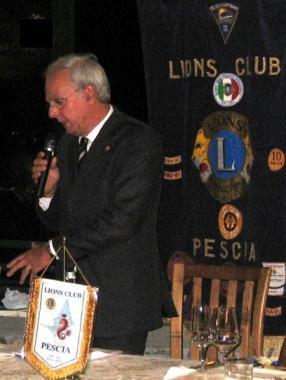Alessandro Taddei del Lions Club Pescia 