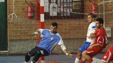 Una partita di calcio a 5 Uisp