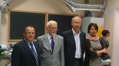 Le autorità della Provincia e i dirigenti scolastici naugurano il rinnovato liceo classico