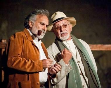 Paolo Nesi ed Elvio Norcia durante lo spettacolo 