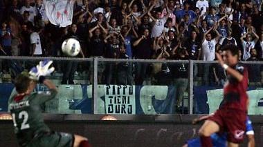 <b>Tre</b> Ciccio Tavano scavalca Kovacsik con un preciso pallonetto e porta l’Empoli sul 3-0