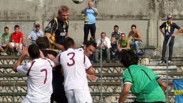 Il gran colpo di testa di Anzalone da cui è scaturito l’1-0