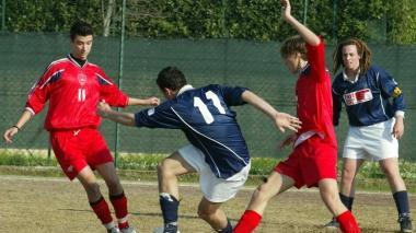 Patrizio Vannucchi (Grignanese) e un’azione di gioco