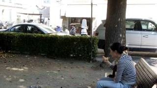 Il palo che è stato distrutto