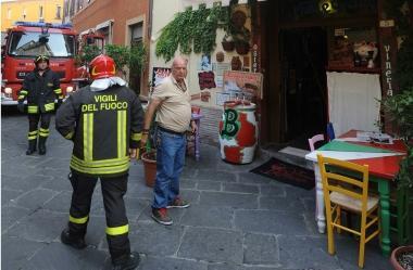 <b>INTERVENTO.</b> Pompieri da Romolo 