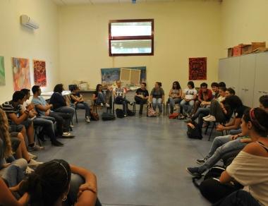 Gli studenti in riunione ieri per discutere la risposta da dare ai presidi 