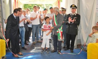 Linaugurazione della mostra 