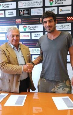 Edoardo Braiati insieme al presidente Orazio Ferrari 