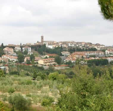 Una veduta del centro di Montespertoli      