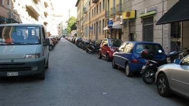 Uno scorcio di via dei Cavalieri