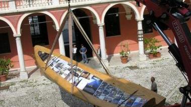 L’arrivo dell’opera a Palazzo Ducale
