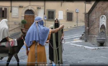 Una scena di Betlemme &egrave; qui prodotto dalla associazione Allombra di Membrino 