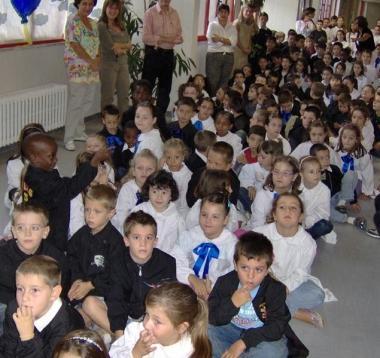 Alunni di una primaria di Santa Maria a Monte 
