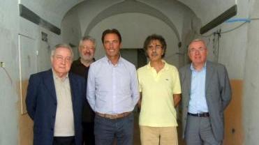 Berti, Tuci Lattari, Paci e Stefanelli nell’albergo popolare in via di riapertura