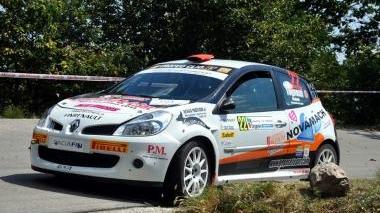 Tognozzi in gara con la Clio R3 del Pegaso Team