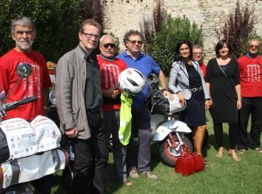 I vespisti a Opera 22 con Armellini, Macr&igrave;, Pieri e Maggiorelli 