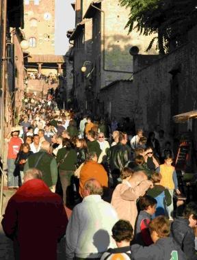 Boccaccesca nel borgo medievale di Certaldo Alto  