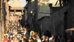 Boccaccesca nel borgo medievale di Certaldo Alto