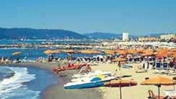 Una veduta della spiaggia di Marina