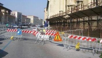 Le transenne che chiudono gli Scali degli Olandesi