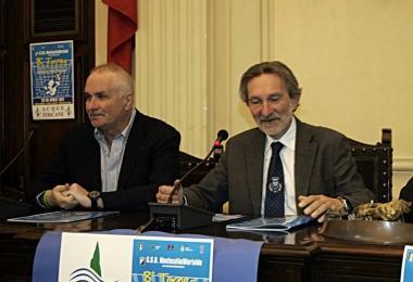Il sindaco Giuseppe Bellandi e lassessore allo Sport Stefano Pucci  