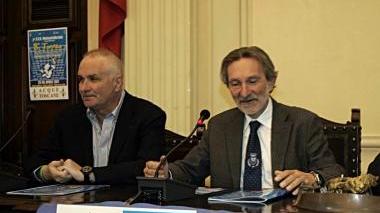 Il sindaco Giuseppe Bellandi e l’assessore allo Sport Stefano Pucci