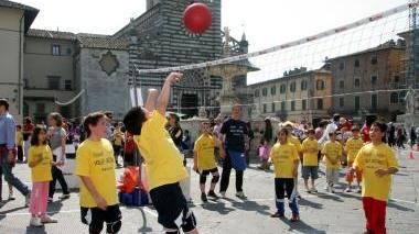 Il volley in centro