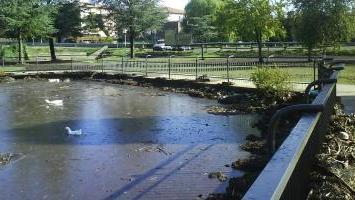 <b>PRIMA.</b> Il Parco dopo l’alluvione di metà settembre
