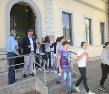 Levacuazione di una scuola ad Altopascio (Vip) 