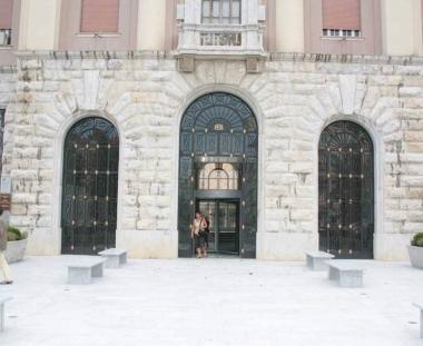 Lingresso dellospedale lungo viale Alfieri 