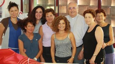 Prelati monegaschi in visita alla sartoria dei coniugi Felisi