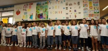Un momento della festa alle Casciani 