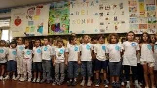 Un momento della festa alle Casciani