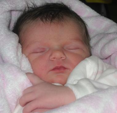Fiocco rosa in casa Giffoni È nata la bellissima Sophia