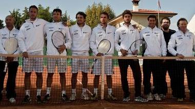 <b>IN FORMA.</b> I giocatori del Tennis Italia