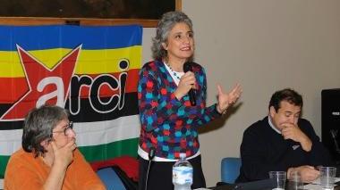 <b>ARCI.</b> Un momento dell’intervento di Paola Concia