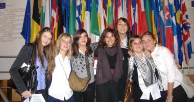 Studenti in visita al Parlamento Europeo