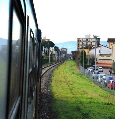 La ferrovia Porrettana a Pistoia Ovest  
